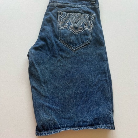 Avirex Other - AVIREX MENS DENIM SHORTS SIZE 36x10 Blue Denim Shorts with Embroidered Pocket